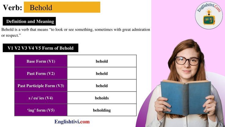 Behold Past And Past Participle Form V1 V2 V3 V4 V5 Form of Behold