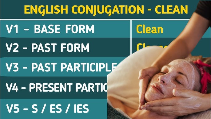 Clean Past And Past Participle Form V1 V2 V3 V4 V5 Form of Clean
