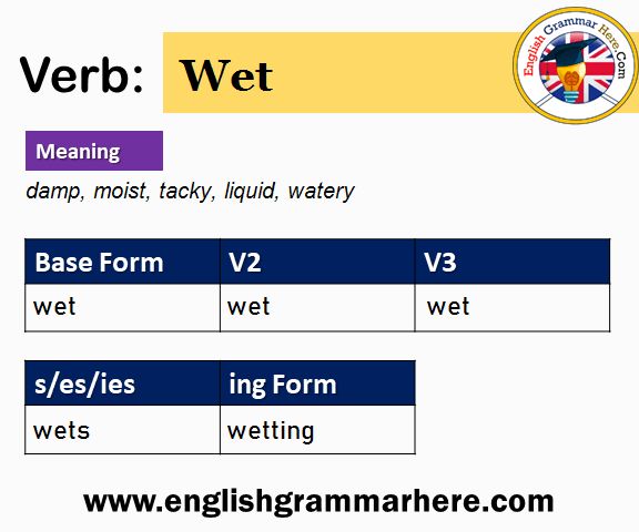 Damp Past And Past Participle Form V1 V2 V3 V4 V5 Form of Damp