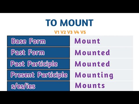 Fold Past And Past Participle Form V1 V2 V3 V4 V5 Form of Fold