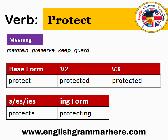 Preserve Past And Past Participle Form V1 V2 V3 V4 V5 Form of Preserve