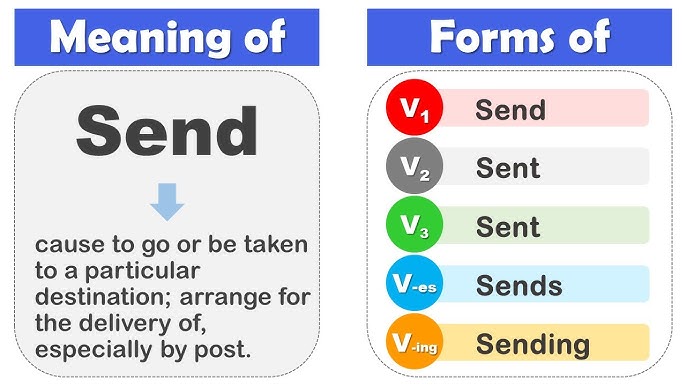 Send Past And Past Participle Form V1 V2 V3 V4 V5 Form of Send