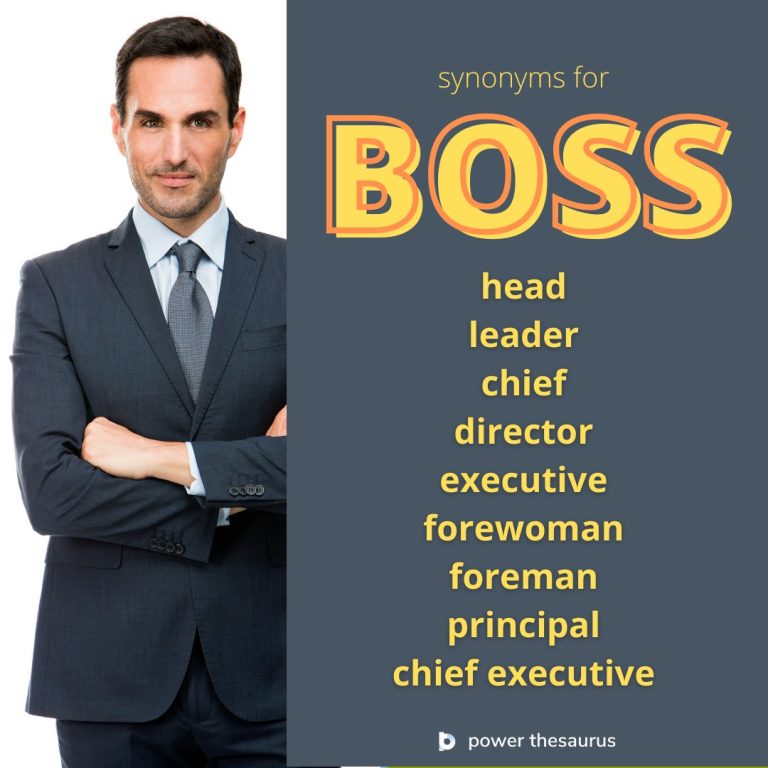 Synonyms of Boss Synonym Words for Boss