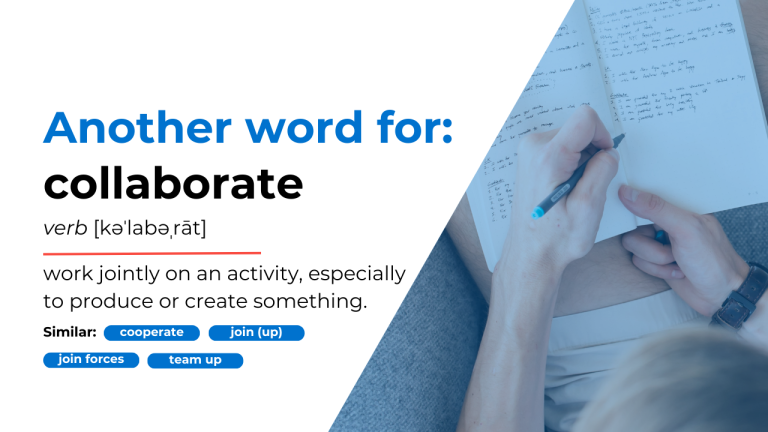 Synonyms of Collaboration Synonym Words for Collaboration